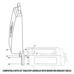 22" Griddle Hood